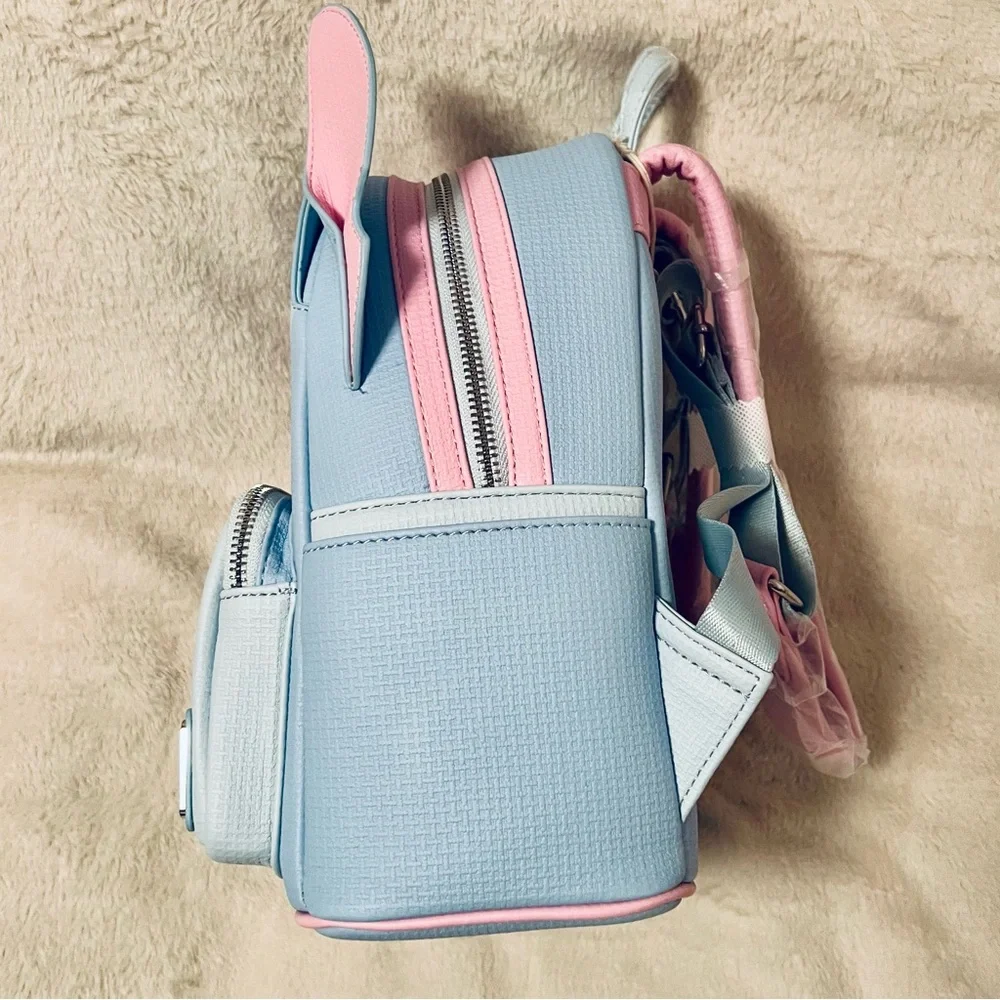 Disney Parks Loungefly Pastel Blue Stitch 626 Day Backpack - Picture 4 of 12
